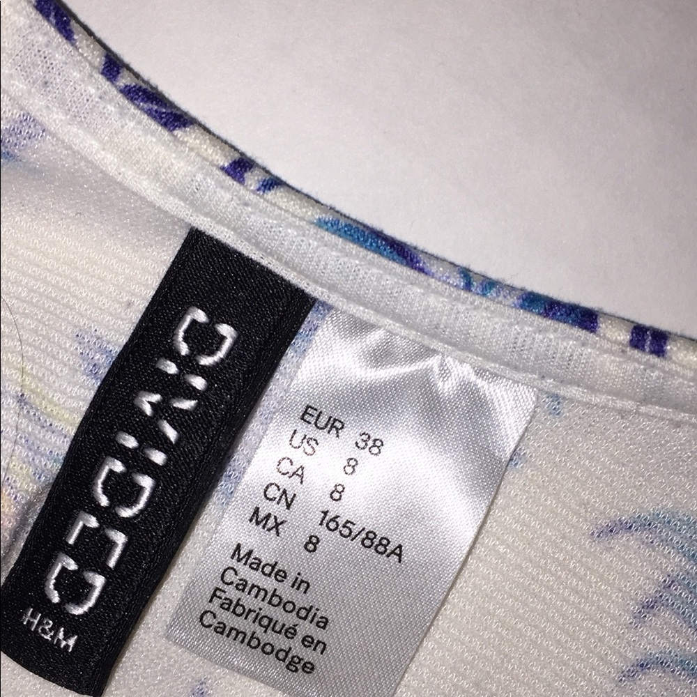 H&M Divided floral dress
